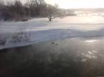 Фото река Горынь зимой